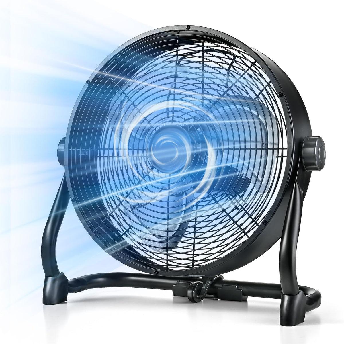 12" Rechargeable Battery Powered Portable Outdoor Fan B4181