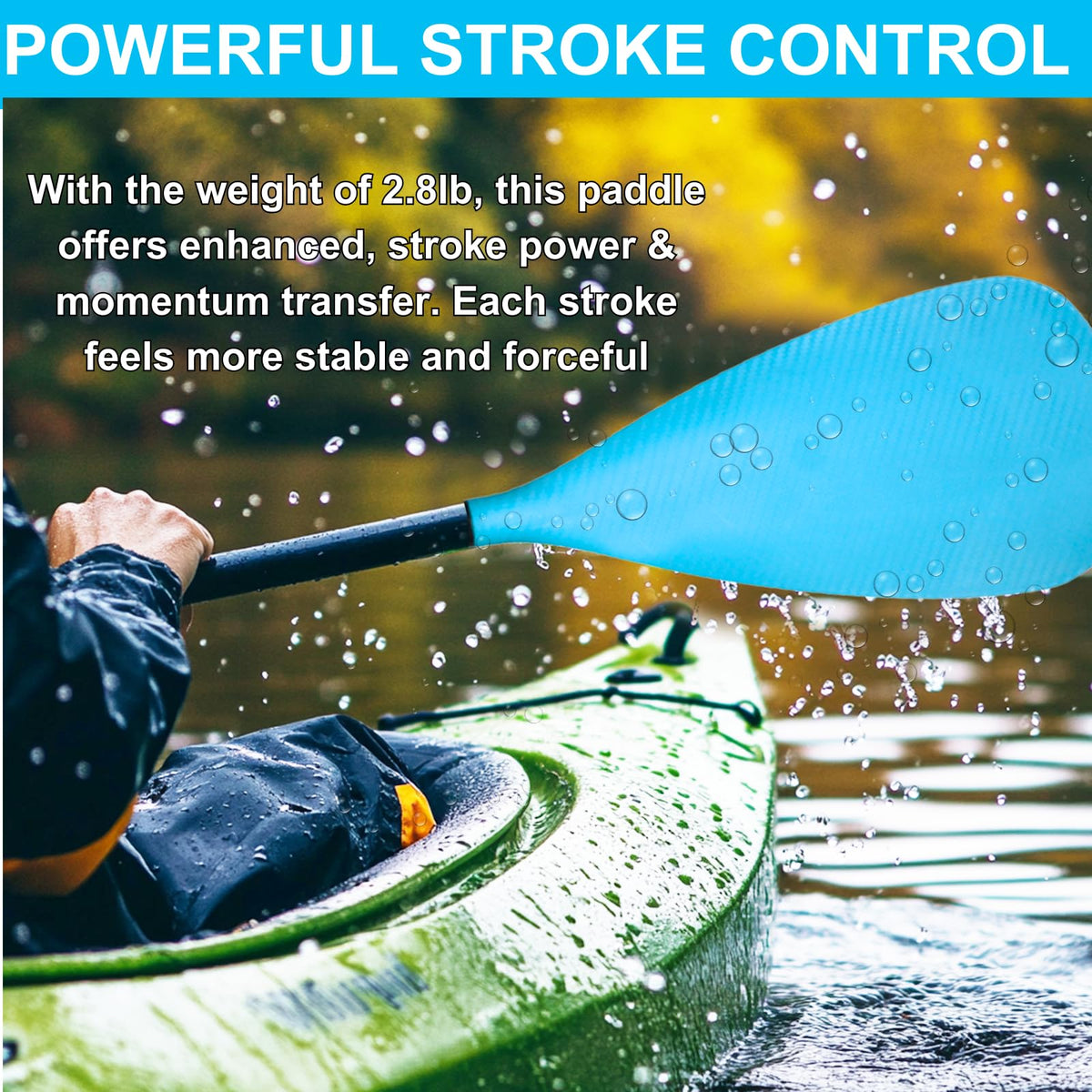 Adjustable 4-Piece Dual Blade Aluminum Paddle I4597