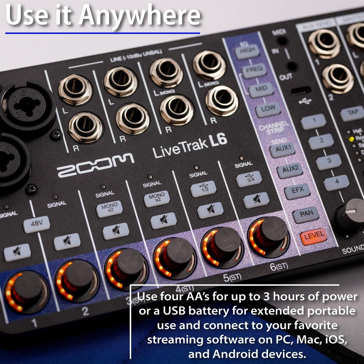 6-Channel Digital Mixer and Multitrack Recorder T44108