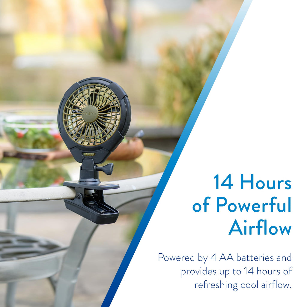 5 in Battery Powered Clip Fan Z9238