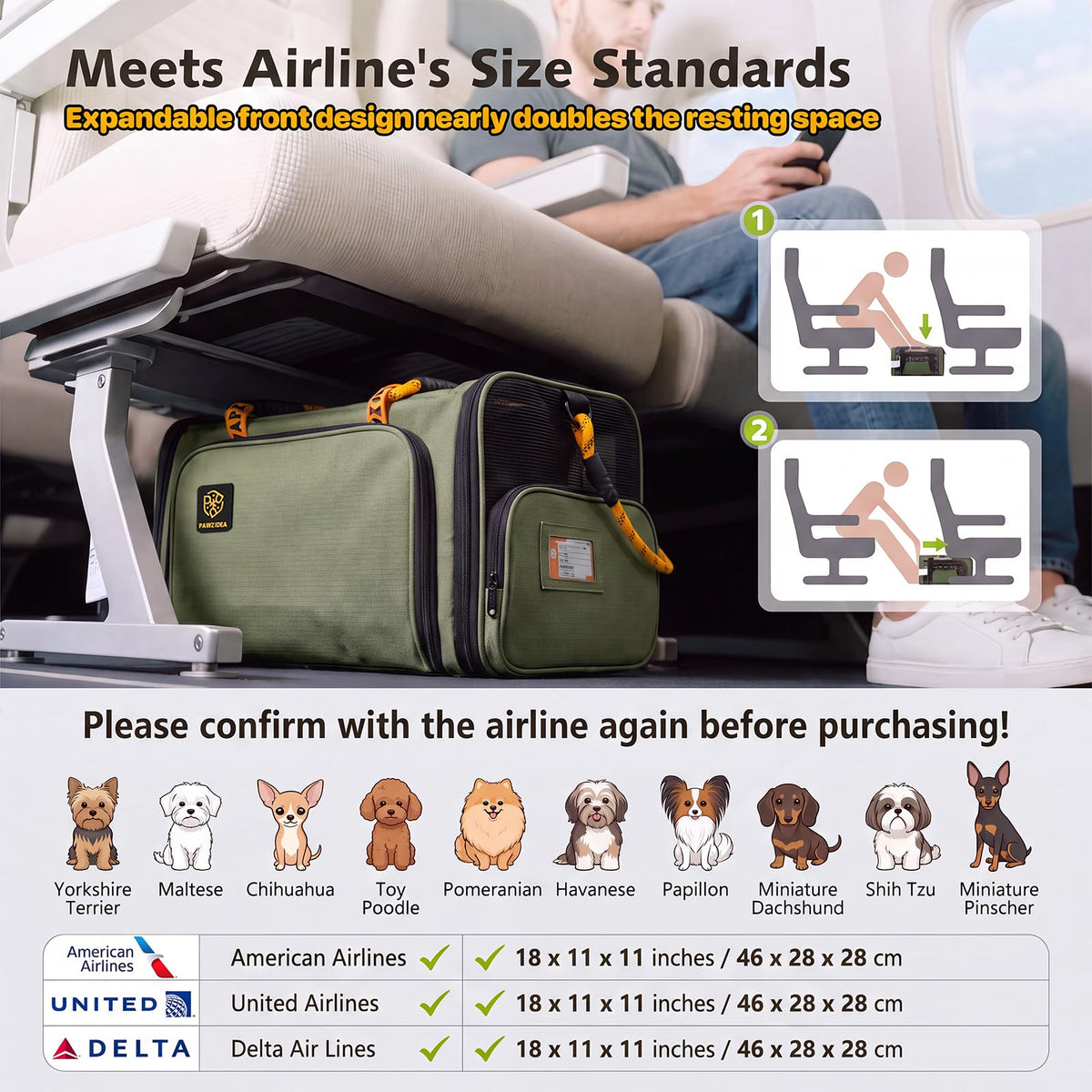 Expandable Pet Carrier V6793
