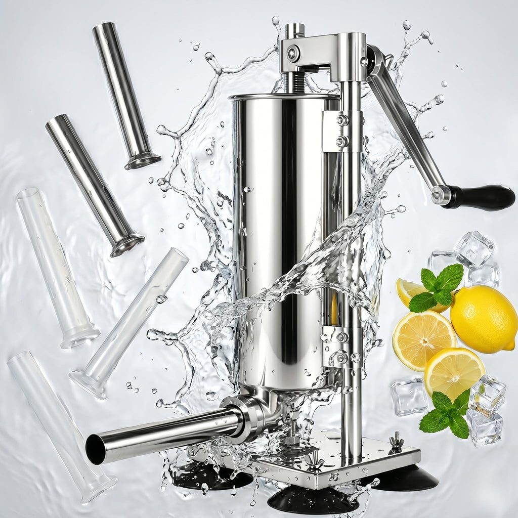 3L Manual Sausage Stuffer Machine 304 Stainless Steel H678527