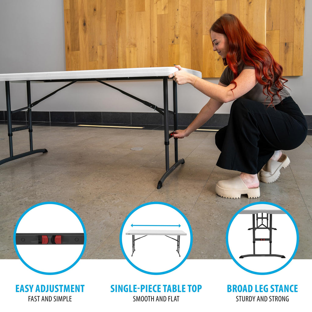 6-Foot Adjustable Height Nesting Table M190360
