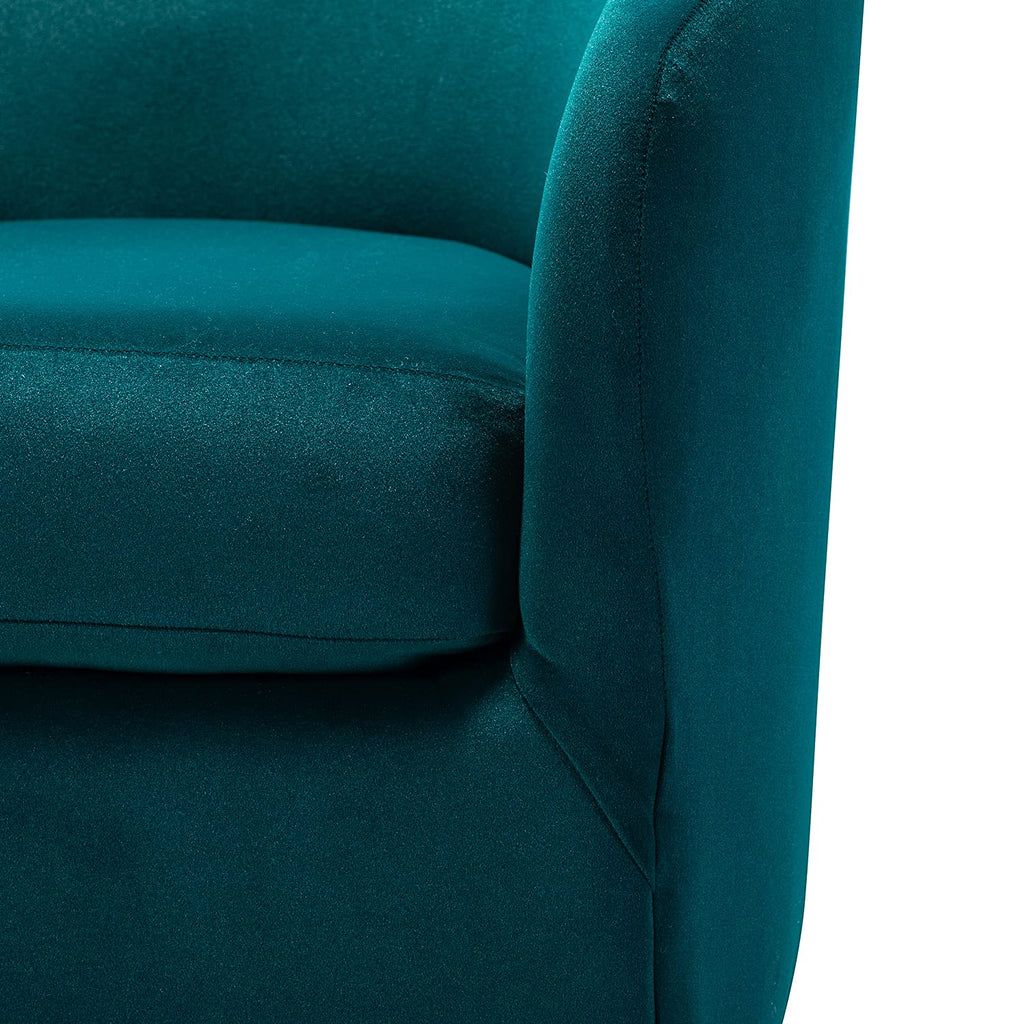 Set of 2 Velvet Swivel Barrel Chair G86221