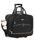 Black 17.3 In Rolling Laptop Bag with Wheels O89995