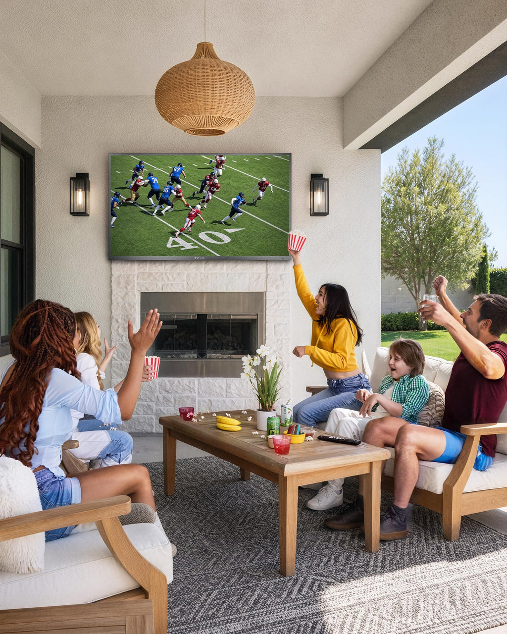 55 inch Smart Waterproof 4K UHD Outdoor TV U129283