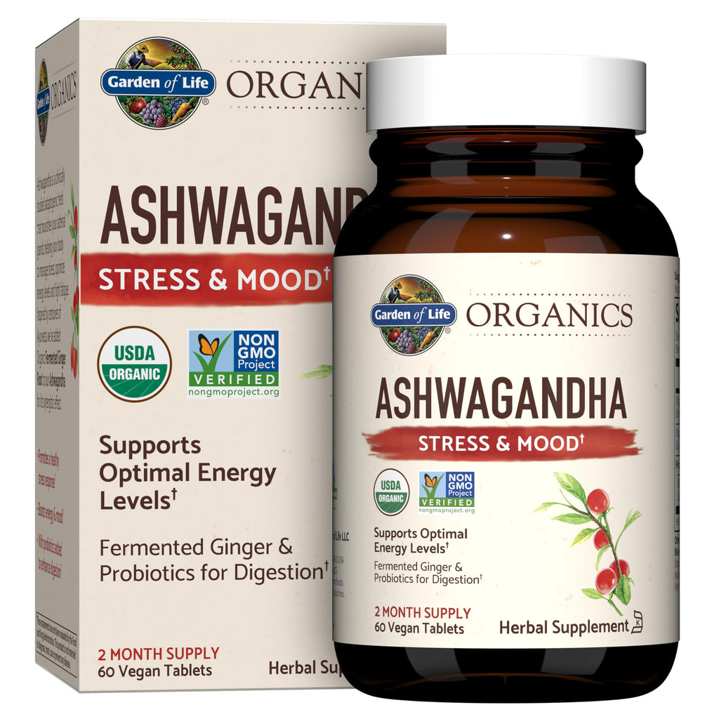 Organic Ashwagandha with Probiotics & Ginger O2040