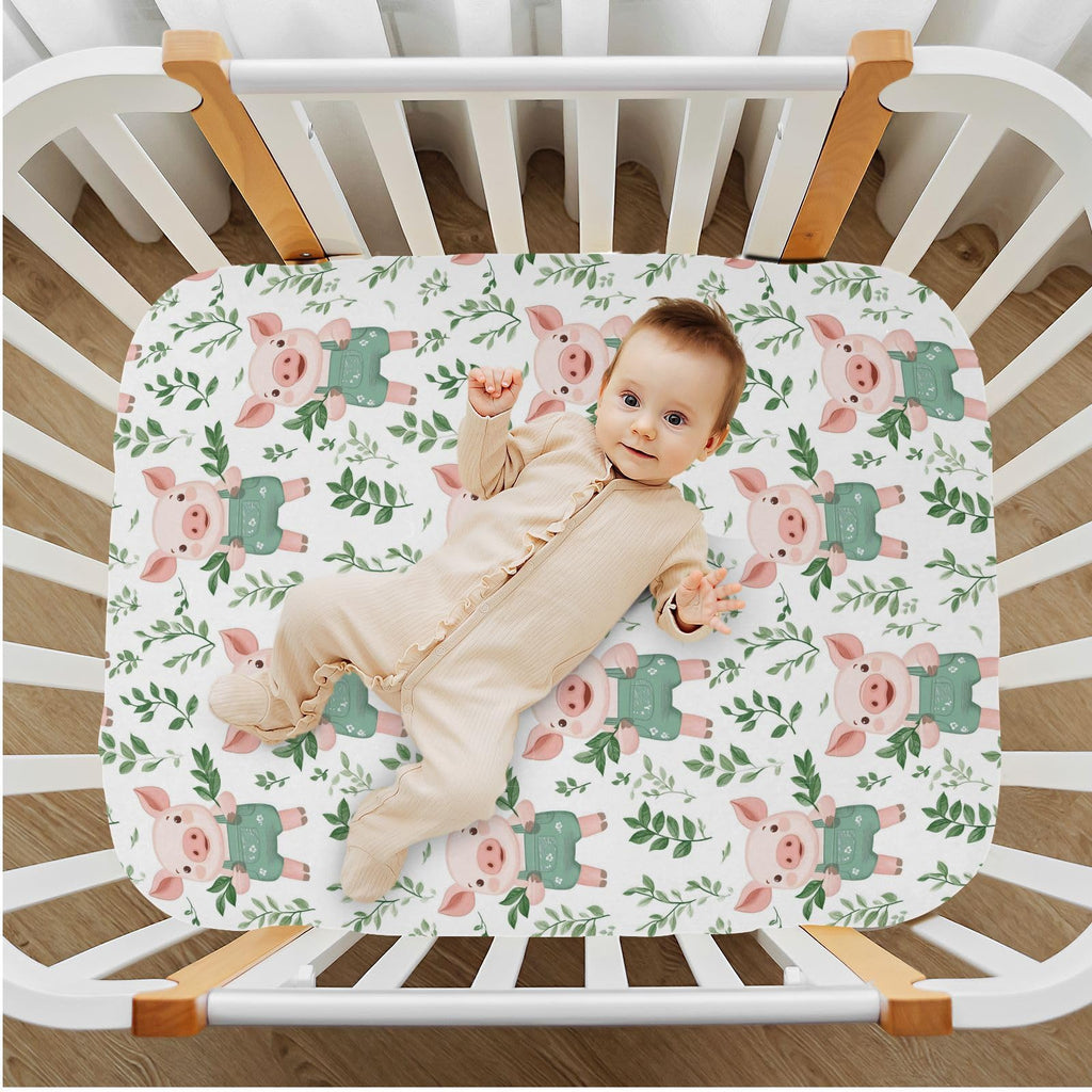 Soft Breathable Microfiber Crib Sheet R761369