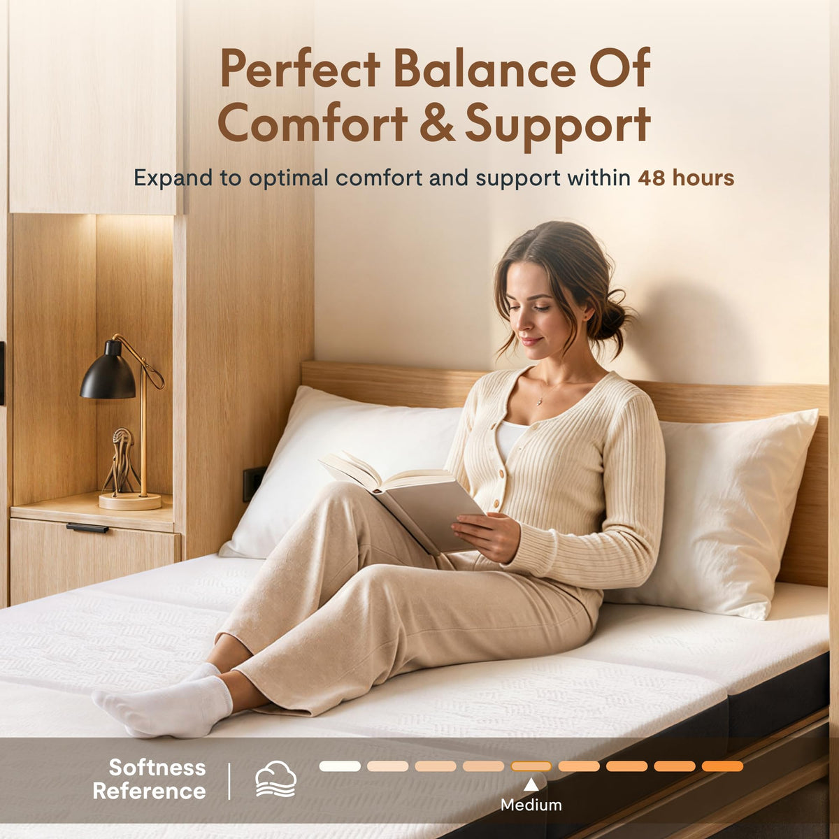 Queen 6" Tri-Fold Mattress G7449