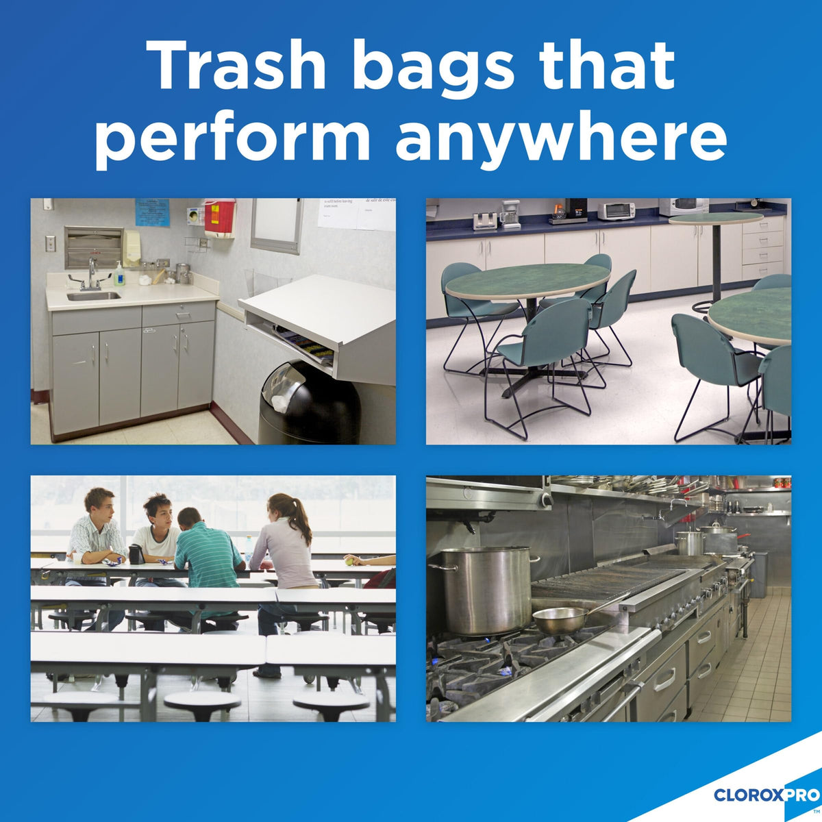 13 Gallon Tall Kitchen Trash Bags, 200 Count K53353