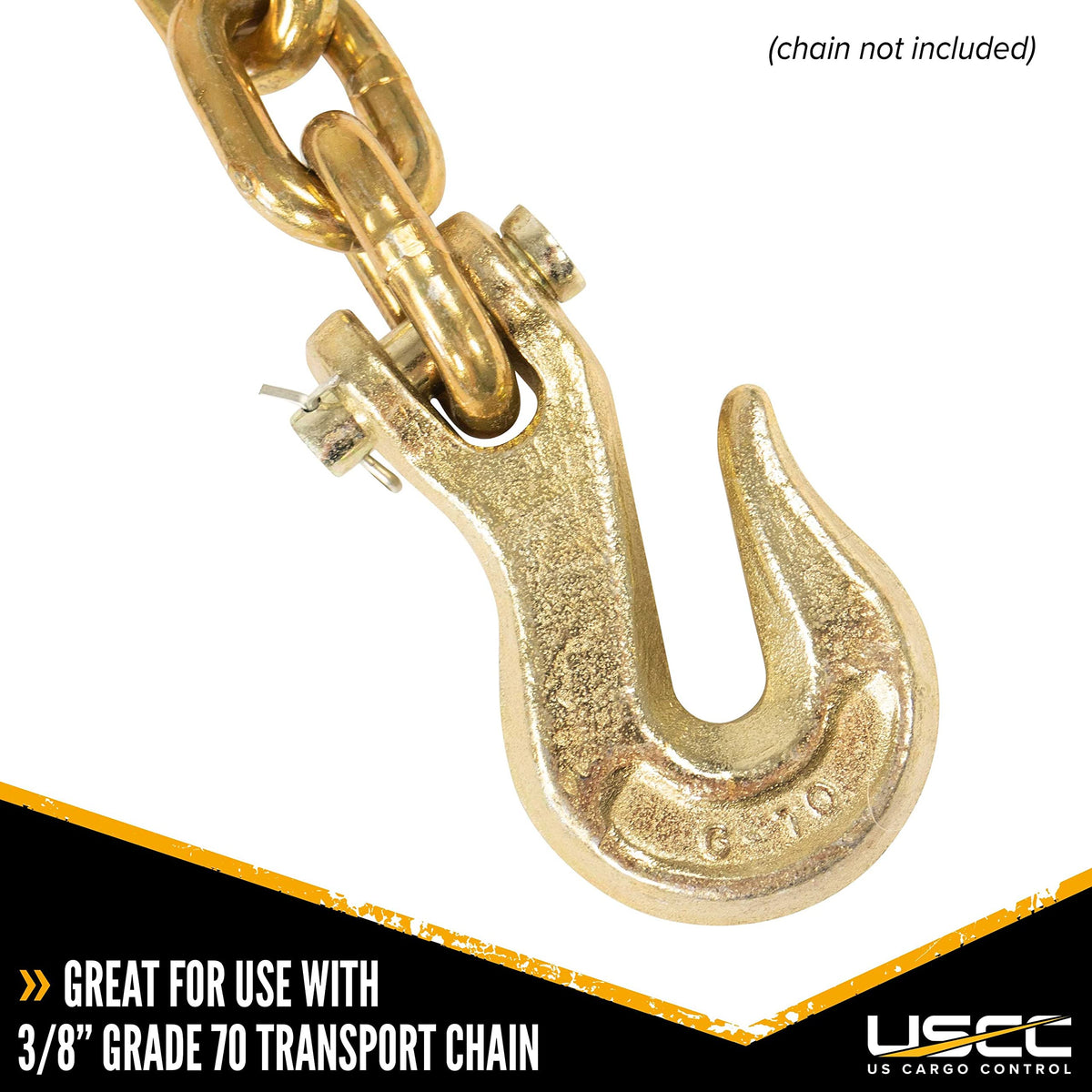 3/8 Inch Clevis Grab Hook 4-Pack Grade 70 N13084