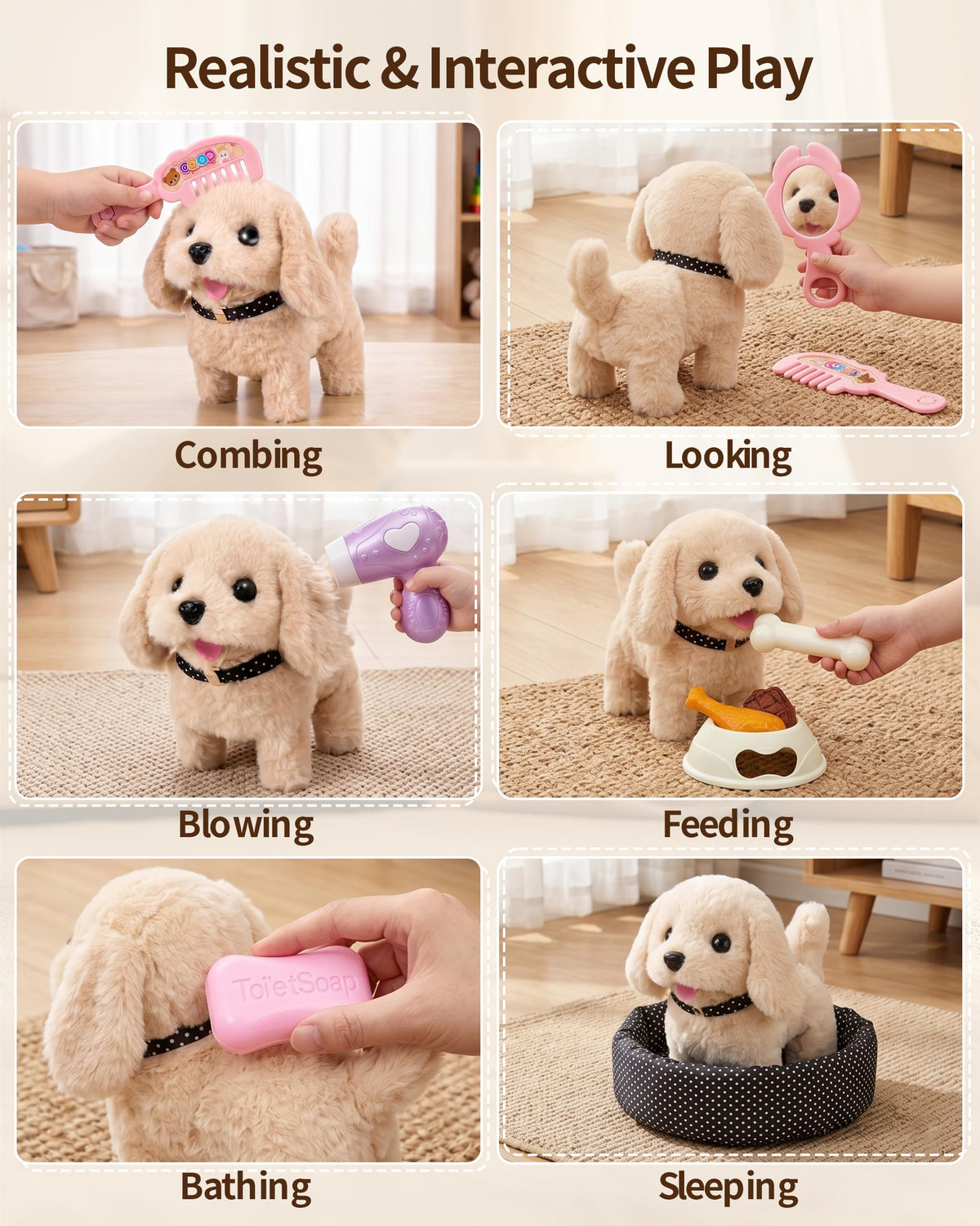 Dog Toy with Portable Puppy Stroller L913