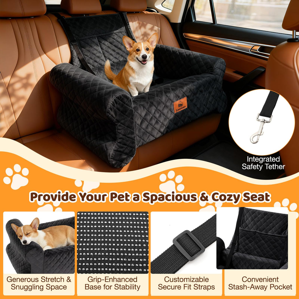 Memory Foam Dog Car Seat Q531503