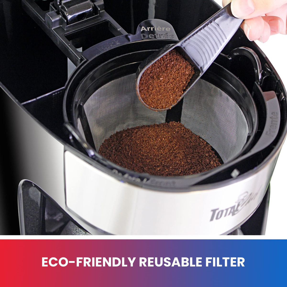 12-Cup Programmable Drip Coffee Maker with Glass Pot U588