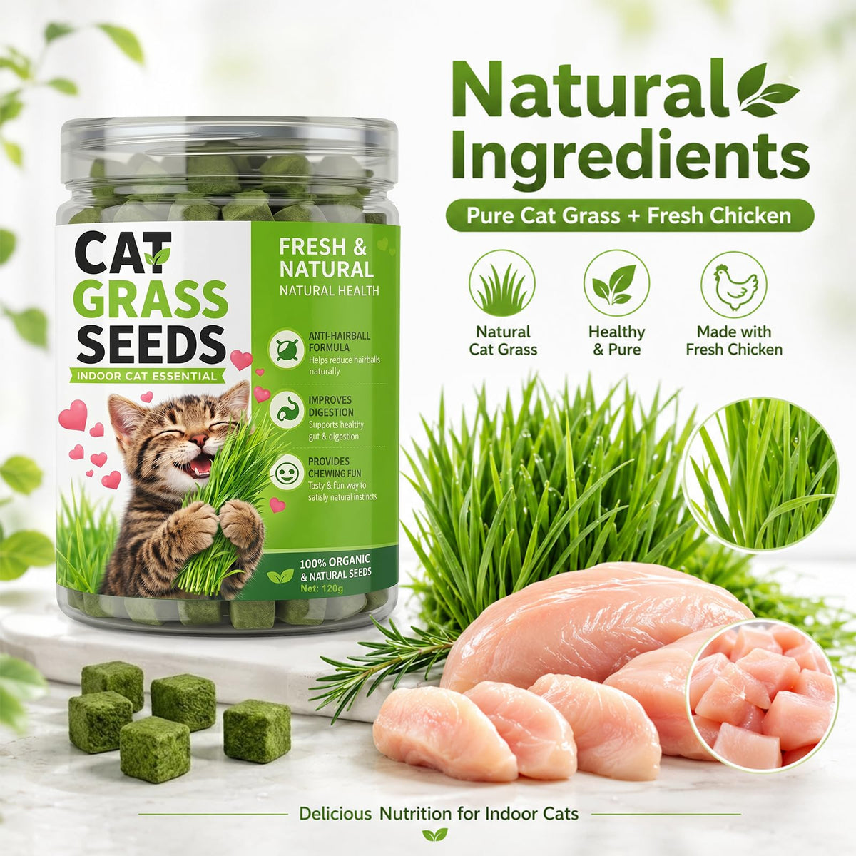 Cat Grass for Indoor Cats W1384