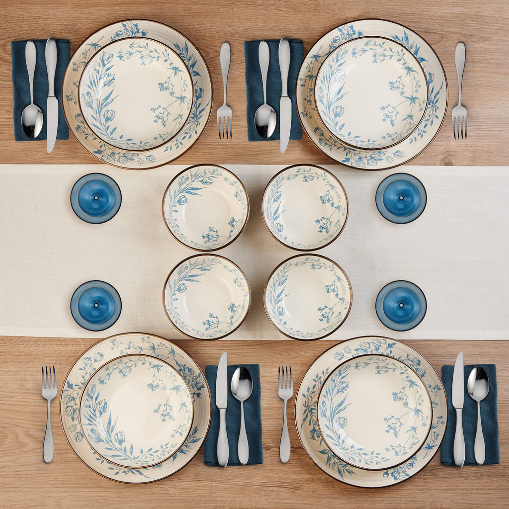 12 Piece Multicolor Dinnerware Set O929591