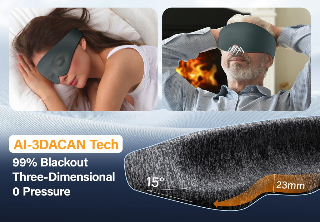 Silk Sleep Mask with Bluetooth Headphones N77617