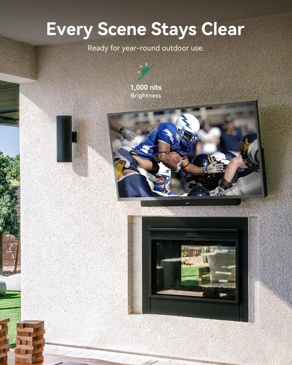 55 inch Smart Waterproof 4K UHD Outdoor TV U129283