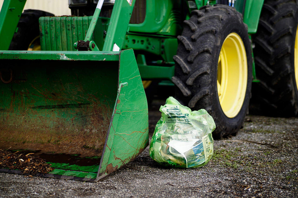 Biodegradable 40-45 Gallon Trash Bags 250 Count Green I852072
