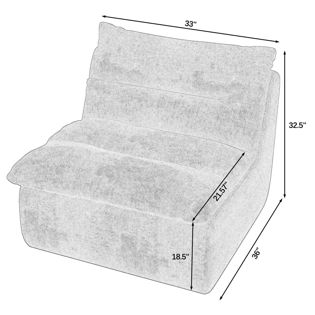 Ultra Soft Memory Foam Bean Bag Chair P748387